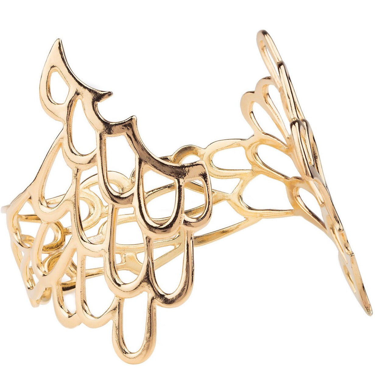 Large Siren Cuff – Gold