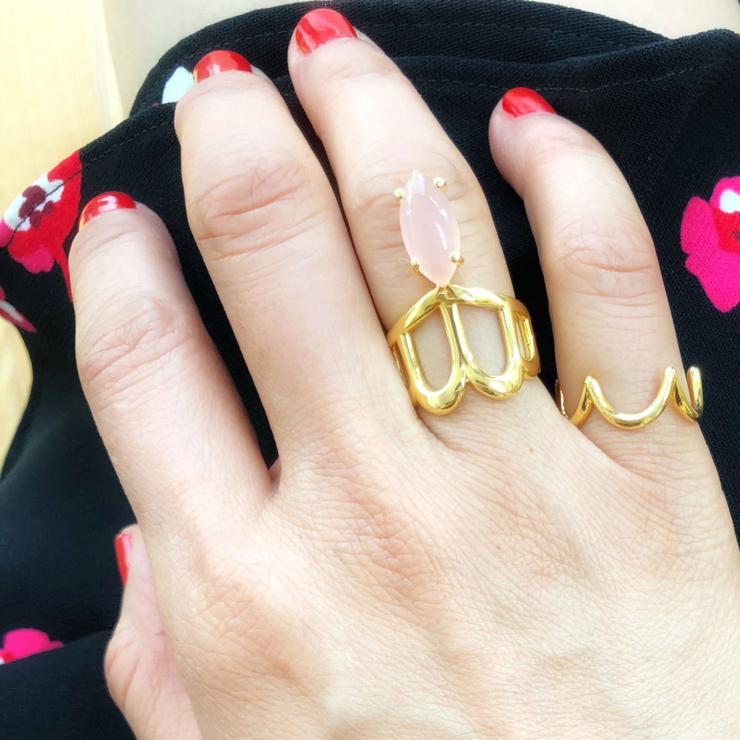 Siren Band Ring - Gold