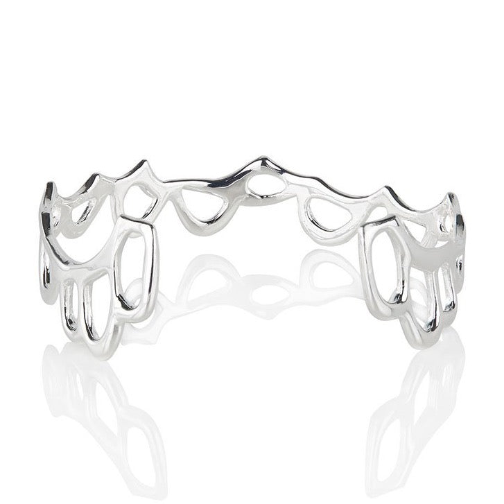 Medium Siren Cuff – Silver